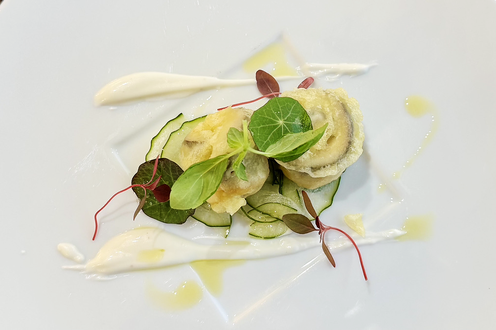 クイーンズマリーの魚料理